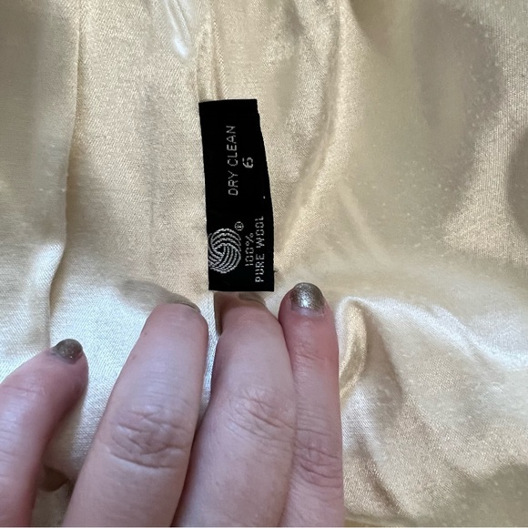 Vintage Saks Fifth Avenue Ivory Coat - Picture 14 of 15